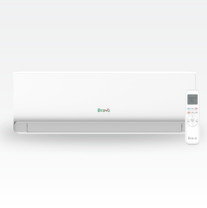 Bravo Milano Series 2-Zone Ductless Mini Split AC &amp; Heat Pump – 36000 BTU (3 TON), Wall Mount Units 9K+12K BTU, Inverter Technology, 230V, Heating &amp; Cooling