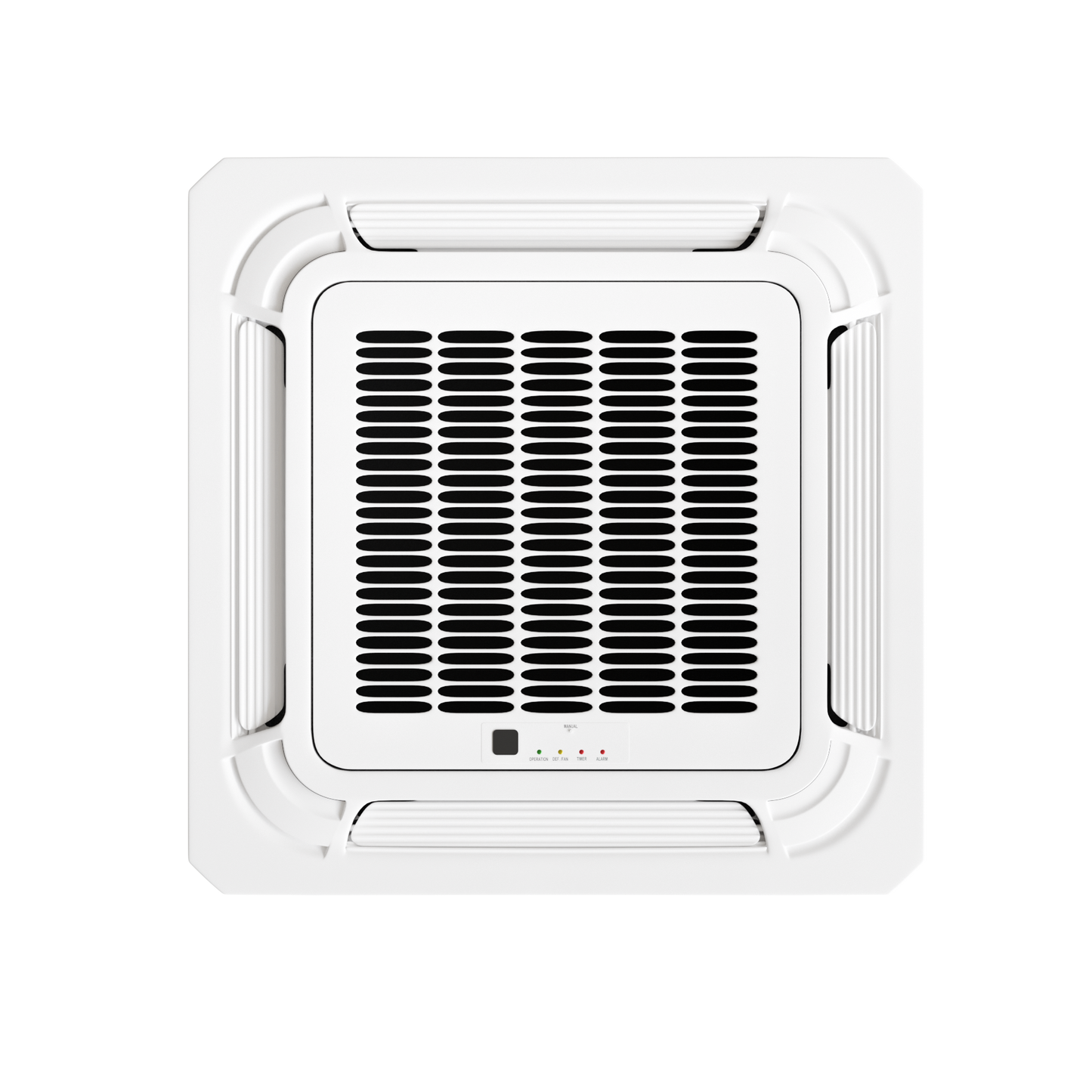 Cooper&Hunter Multi-Zone 24,000 BTU 230V Sophia Series Indoor Four-Way Ceiling Cassette Air Conditioning Unit for Heat Pump, Mini Split Inverter System Up To 22.7 SEER2 with Wi-Fi Enabled Thermostat and Optional Installation Kit CH-24MCT-W - South Mini Splits