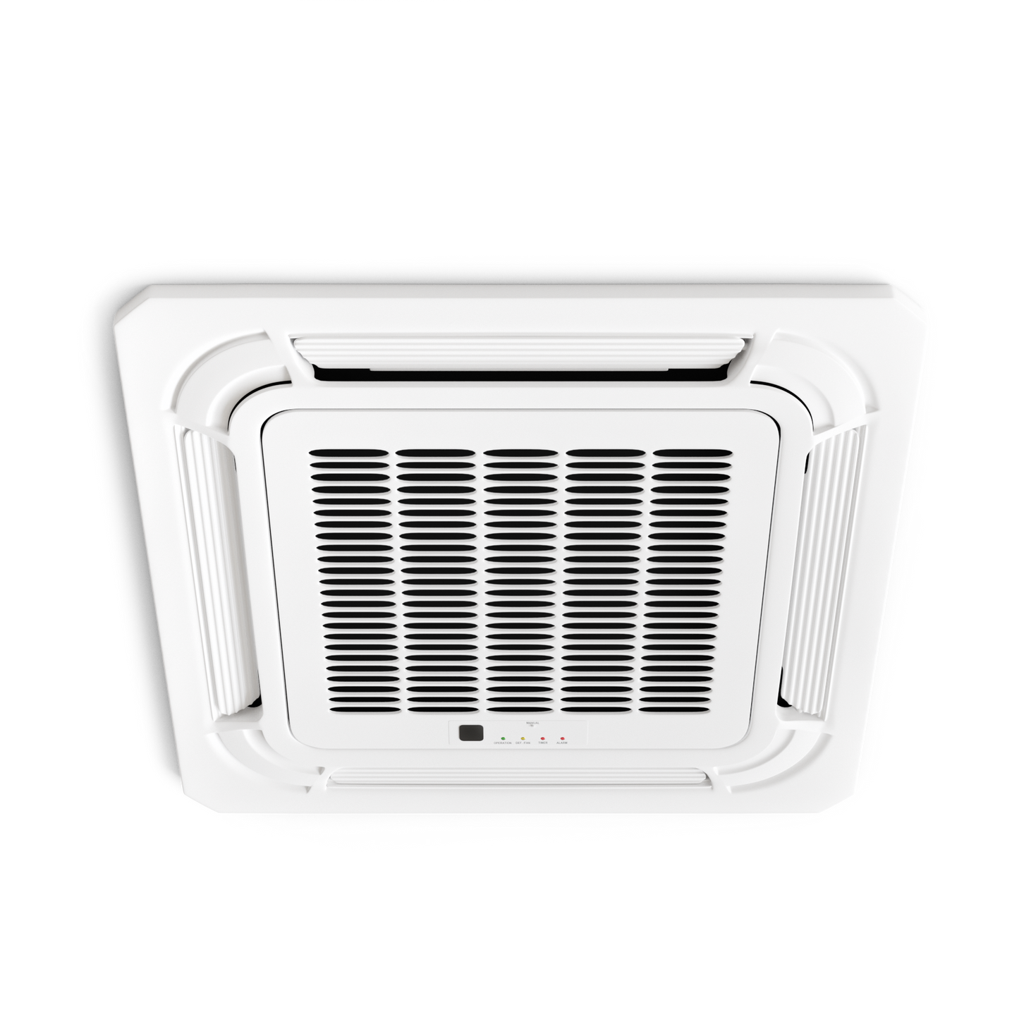 Cooper&Hunter Multi-Zone 24,000 BTU 230V Sophia Series Indoor Four-Way Ceiling Cassette Air Conditioning Unit for Heat Pump, Mini Split Inverter System Up To 22.7 SEER2 with Wi-Fi Enabled Thermostat and Optional Installation Kit CH-24MCT-W - South Mini Splits