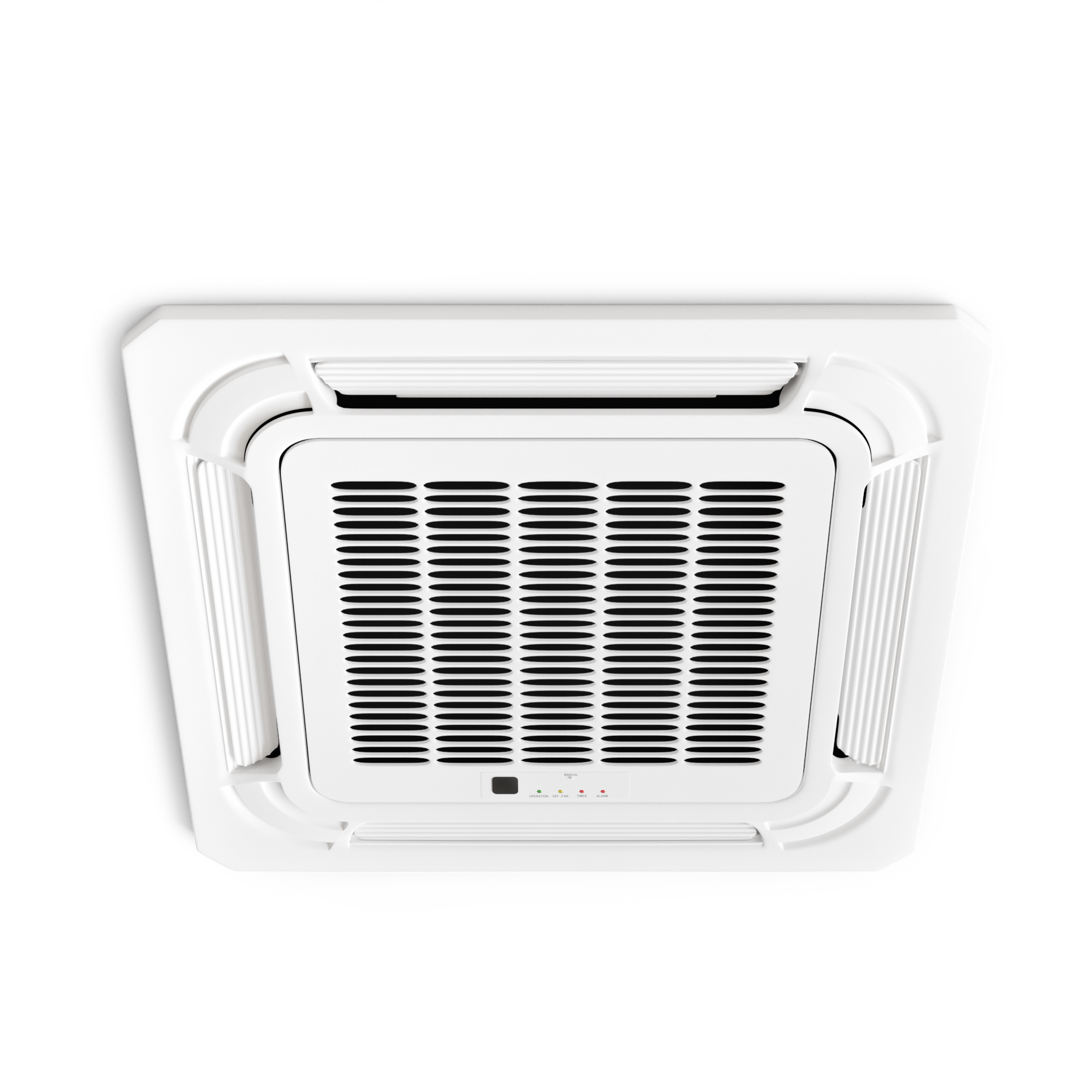 Cooper&Hunter Multi-Zone 24,000 BTU 230V Sophia Series Indoor Four-Way Ceiling Cassette Air Conditioning Unit for Heat Pump, Mini Split Inverter System Up To 22.7 SEER2 with Wi-Fi Enabled Thermostat and Optional Installation Kit CH-24MCT-W - South Mini Splits