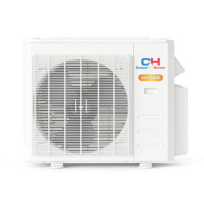 36,000 BTU 2 Zone 18k+18k with 25FT Installation Kits, Hyper Heat Series 21.5 SEER 3 TON Dual Zone Ductless Multi Mini Split Air Conditioners Wi-Fi Adapter Included