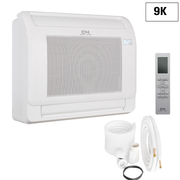Cooper&Hunter Multi-Zone R454B, 9,000 BTU 230V Indoor Mini Floor Console Air Conditioning Unit for Heat Pump, Ductless Mini Split Inverter System Up To 27.2 SEER2 with Optional Installation Kit CH-RSH09MMC - South Mini Splits