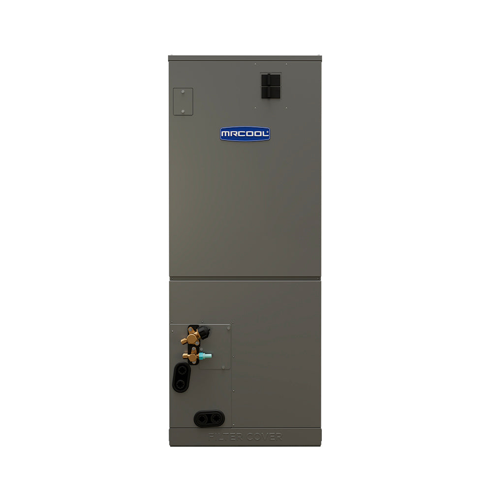 MRCOOL | MRCOOL® 24,000 BTU (2 TON) R-454B DIY Hybrid™ Central Ducted Air Handler + DIY 5th Gen Single-Zone Mini-Split Condenser Complete System (25-ft QuickConnect® Line Set) | MRCOOL® 24,000 BTU (2 TON) R-454B DIY Hybrid™ Central Ducted Air Handler + DIY 5th Gen Single-Zon