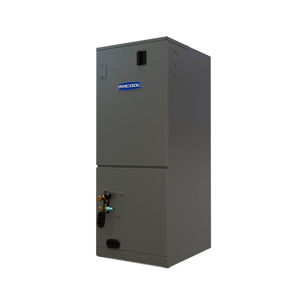 MRCOOL | MRCOOL® 24,000 BTU (2 TON) R-454B DIY Hybrid™ Central Ducted Air Handler + DIY 5th Gen Single-Zone Mini-Split Condenser Complete System (25-ft QuickConnect® Line Set) | MRCOOL® 24,000 BTU (2 TON) R-454B DIY Hybrid™ Central Ducted Air Handler + DIY 5th Gen Single-Zon