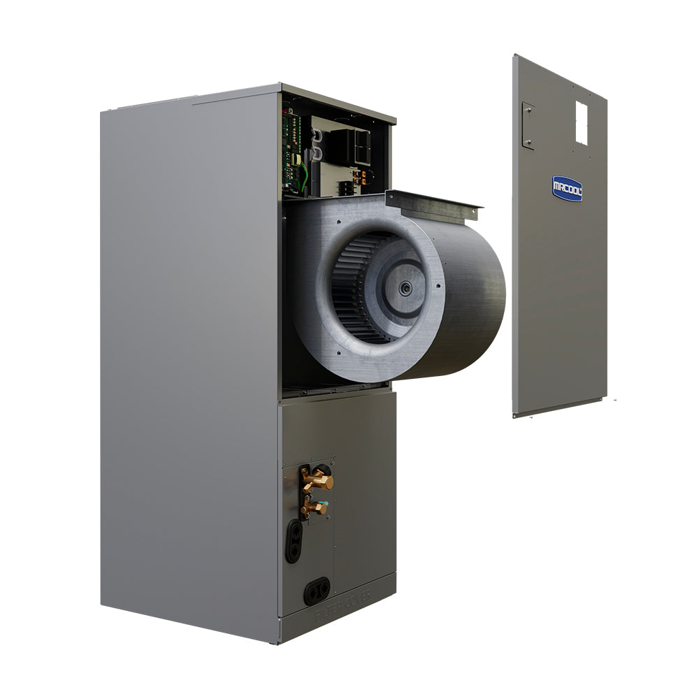 MRCOOL | MRCOOL® 24,000 BTU (2 TON) R-454B DIY Hybrid™ Central Ducted Air Handler + DIY 5th Gen Single-Zone Mini-Split Condenser Complete System (25-ft QuickConnect® Line Set) | MRCOOL® 24,000 BTU (2 TON) R-454B DIY Hybrid™ Central Ducted Air Handler + DIY 5th Gen Single-Zon