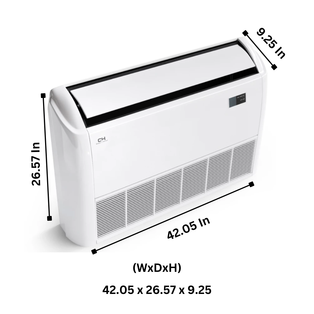 Cooper&Hunter Multi-Zone R410A, 18,000 BTU 230V Universal Floor/Ceiling Air Conditioning Indoor Unit for Heat Pump, Mini Split Inverter System Up To 23 SEER2 With Choice of Optional Installation Kit CH-18MSPHFC-230VI - South Mini Splits