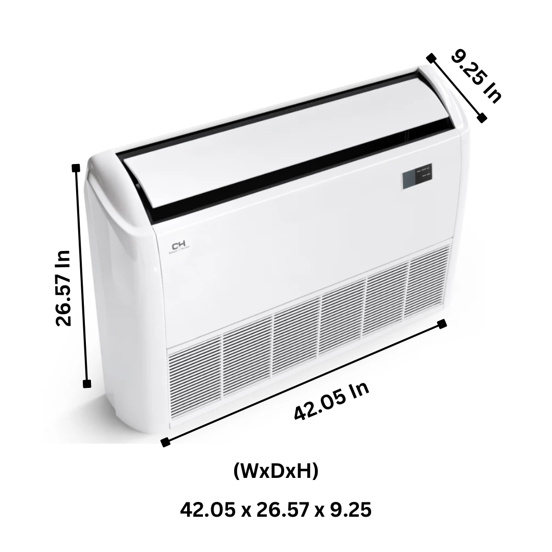 Cooper&Hunter Multi-Zone R410A, 18,000 BTU 230V Universal Floor/Ceiling Air Conditioning Indoor Unit for Heat Pump, Mini Split Inverter System Up To 23 SEER2 With Choice of Optional Installation Kit CH-18MSPHFC-230VI