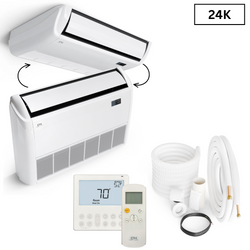 Cooper&Hunter Multi-Zone R410A, 24,000 BTU 230V Universal Floor/Ceiling Air Conditioning Indoor Unit for Heat Pump, Mini Split Inverter System Up To 23 SEER2 With Choice of Optional Installation Kit CH-24MSPHFC-230VI