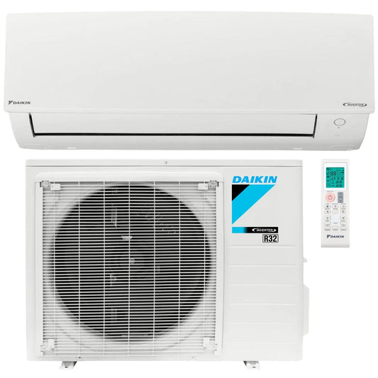 Daikin Entra Series, 24,000 BTU, 18 SEER2, 2 Ton Ductless Mini Split Heat Pump, Wi-Fi Smart HVAC, Quiet, Energy Efficient, R32 Refrigerant, Single Zone Wall Mount, Inverter System, 230V - Choose Installation Kit RXC24AXVJU + FTXC24AXVJU