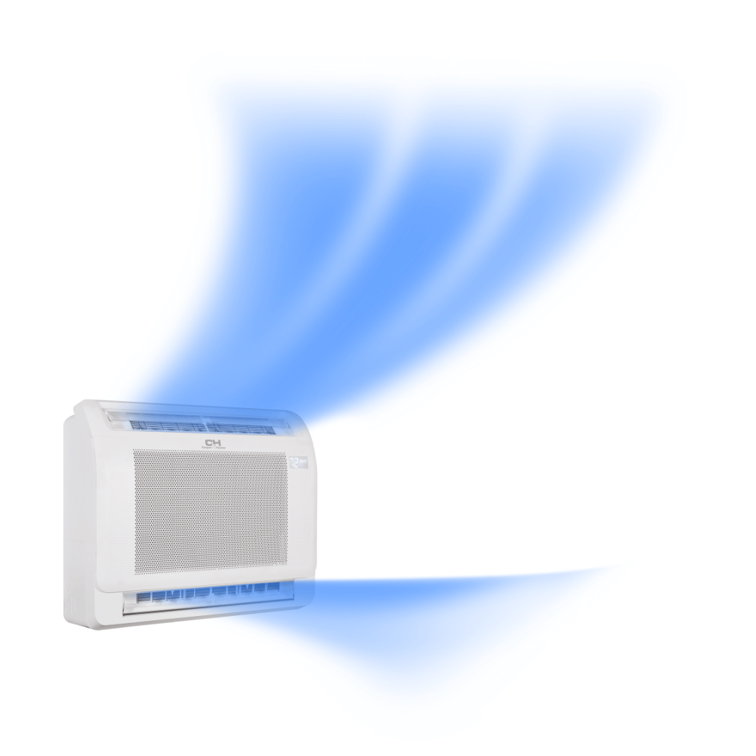 Cooper&Hunter Multi-Zone R410A, 18,000 BTU 230V Indoor Mini Floor Console Air Conditioning Unit for Heat Pump, Ductless Mini Split Inverter System Up To 25 SEER2 with Optional Installation Kit CH-16MMC-230VI - South Mini Splits