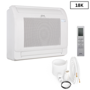 Cooper&Hunter Multi-Zone R410A, 18,000 BTU 230V Indoor Mini Floor Console Air Conditioning Unit for Heat Pump, Ductless Mini Split Inverter System Up To 25 SEER2 with Optional Installation Kit CH-16MMC-230VI - South Mini Splits