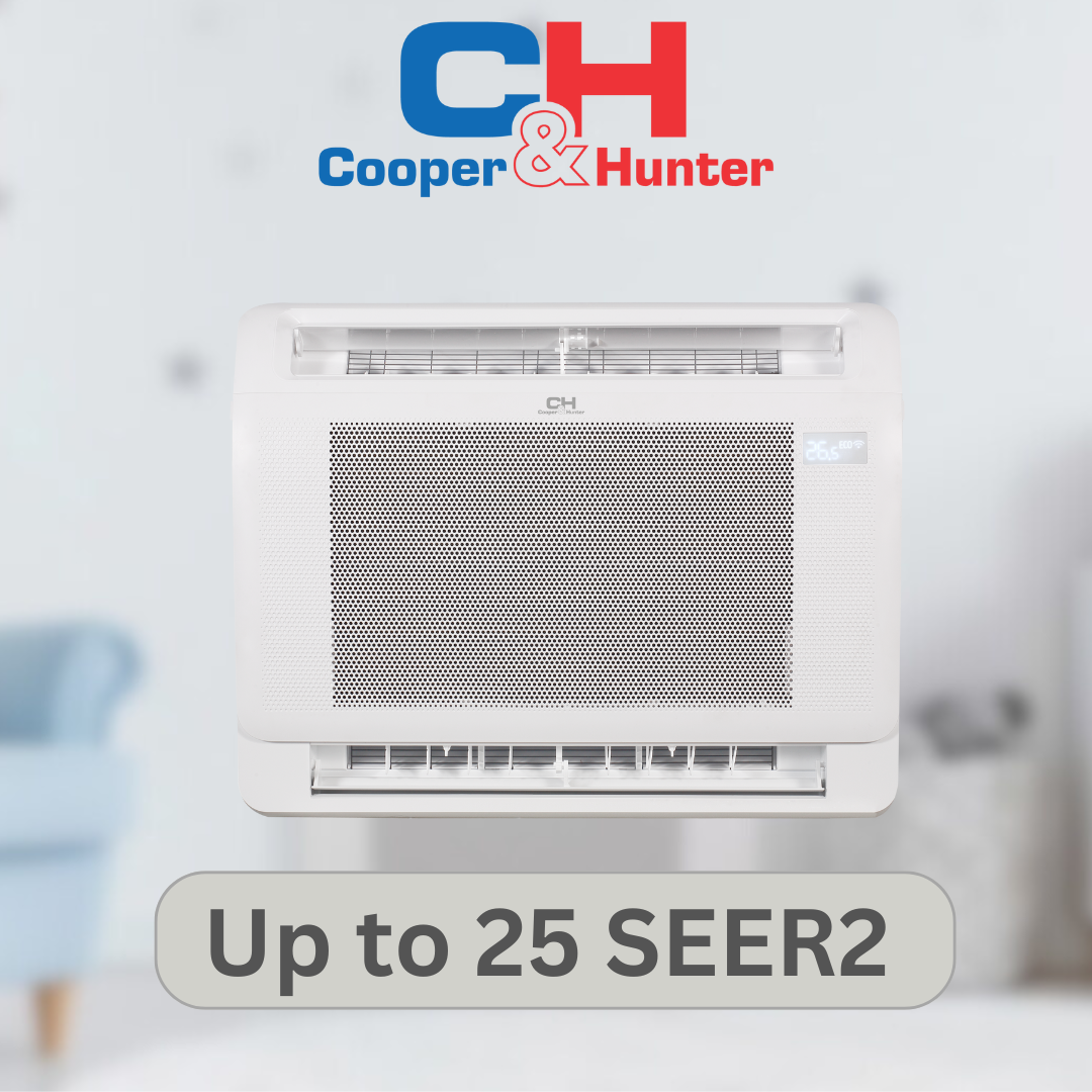 Cooper&Hunter Multi-Zone R410A, 18,000 BTU 230V Indoor Mini Floor Console Air Conditioning Unit for Heat Pump, Ductless Mini Split Inverter System Up To 25 SEER2 with Optional Installation Kit CH-16MMC-230VI - South Mini Splits