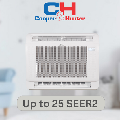 Cooper&Hunter Multi-Zone R410A, 12,000 BTU 230V Indoor Mini Floor Console Air Conditioning Unit for Heat Pump, Ductless Mini Split Inverter System Up To 25 SEER2 with Optional Installation Kit CH-12MMC-230VI