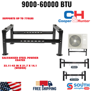 Heavy-Duty Mini Split Ground Stand with Load Capacity up to 770LBS, Condenser Bracket for 9000-60000 BTU Ductless Air Conditioners and Heat Pumps, Inverter Systems - South Mini Splits