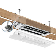 MRCOOL DIY 5th Gen Multi-Zone 3-Zone Mini Split AC & Heat Pump -- 18000 (1.5 Ton), One Way Ceiling Cassette Units (6K+6K+6K BTU), Inverter Technology, 230V, Heating & Cooling - R454B