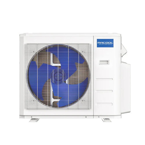 MRCOOL DIY 5th Gen Multi-Zone 4-Zone Mini Split AC & Heat Pump -- 27000 (2.3 Ton), One Way Ceiling Cassette Units (6K+6K+9K+12K BTU), Inverter Technology, 230V, Heating & Cooling - R454B