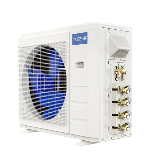 MRCOOL DIY 5th Gen Multi-Zone 4-Zone Mini Split AC & Heat Pump -- 27000 (2.3 Ton), Wall Mount Units (6K+6K+6K+9K BTU), Inverter Technology, 230V, Heating & Cooling - R454B - South Mini Splits