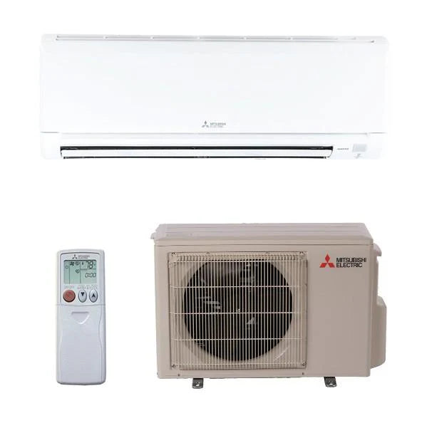 Mitsubishi Mini Splits, R410A, 9,000 BTU, Ton, SEER Wall
