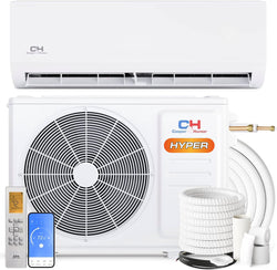 Cooper & Hunter, High Efficiency Olivia Hyper Series, 9,000 BTU/h, 0.75 Ton, 230V/60HZ, 26.4 SEER, Ductless Mini Split Wall Mount AC/Heater With WIFI and Optional Installation Kit - South Mini Splits