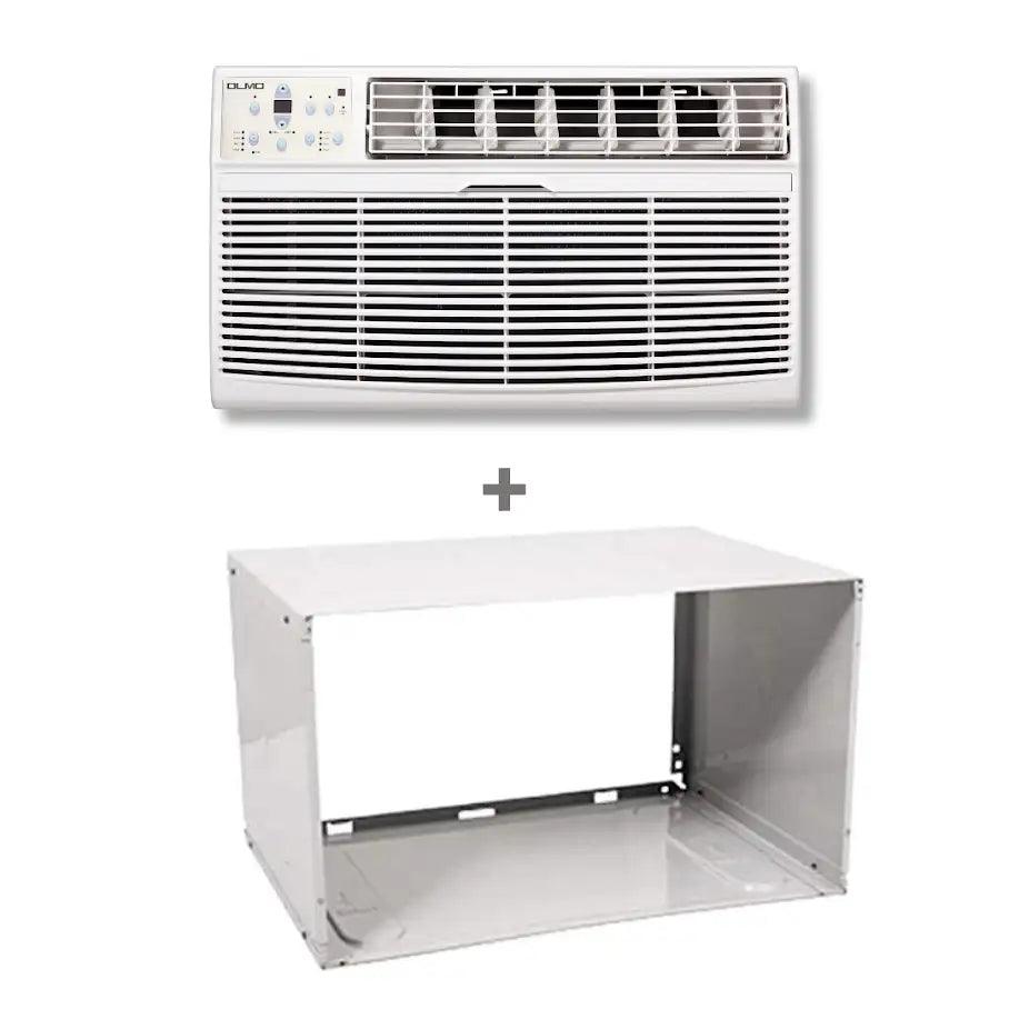 OLMO Through The Wall Air Conditioner 12K BTU 230v/60hz with Remote Control and Smart Connect, Sleeve and Heat Strip and Optional Sleeve - South Mini Splits