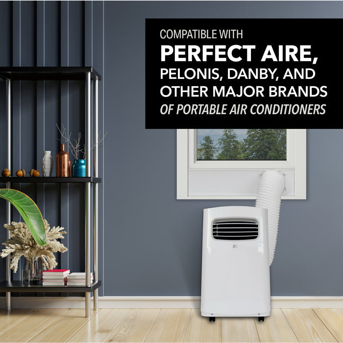 Perfect Aire Replacement Window Exhaust Kit, 5.92" diameter hose for Perfect Aire Portable Air Conditioners