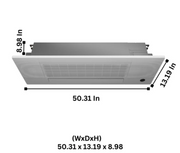 Cooper & Hunter 9,000 BTU 0.75 TON, One Way Ceiling Cassette,Air Conditioning Unit for Heat Pump, Mini Split Inverter, R410A, 24 SEER, 208/230V + Installation Kit Option. СH-09MCT1W-W, CH-ES09-230VO - South Mini Splits