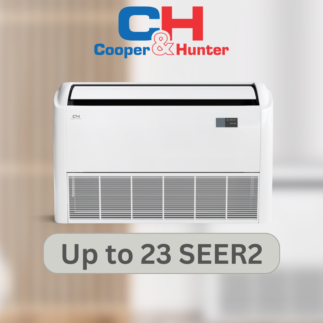 Cooper&Hunter Multi-Zone R410A, 18,000 BTU 230V Universal Floor/Ceiling Air Conditioning Indoor Unit for Heat Pump, Mini Split Inverter System Up To 23 SEER2 With Choice of Optional Installation Kit CH-18MSPHFC-230VI