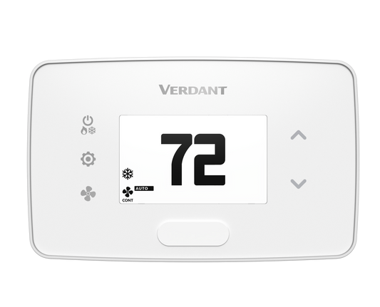 Verdant VX4 Series Wired Thermostat in White - VX4-TR-W