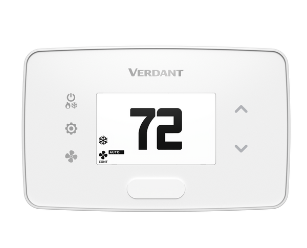 Verdant VX4 Series Wired Thermostat in White - VX4-TR-W