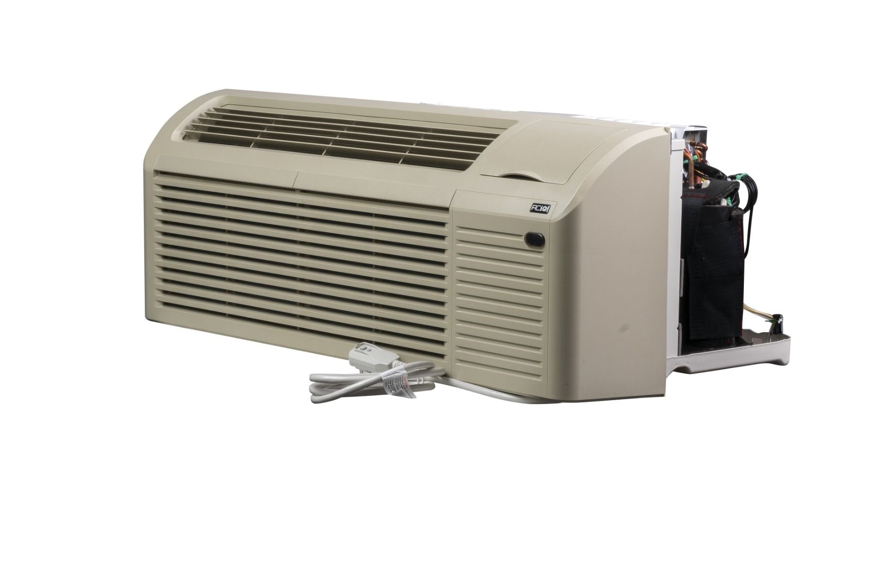ACiQ 9,000 BTU Inverter PTAC Heat Pump Air Conditioner Unit with 3.5KW Electric Heater | R32