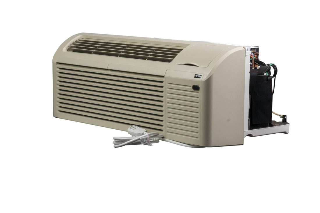 ACIQ 15,000 BTU Inverter PTAC Heat Pump Air Conditioner Unit with 3.5KW Electric Heater | R32