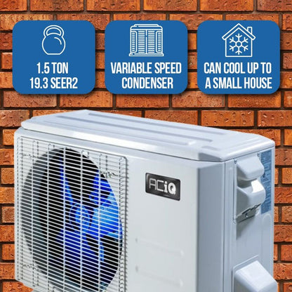 ACiQ 1.5 Ton 19.3 SEER2 High Efficiency Central Heat Pump | Inverter-R410A
