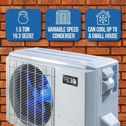 ACiQ 1.5 Ton 19.3 SEER2 High Efficiency Central Heat Pump | Inverter-R410A