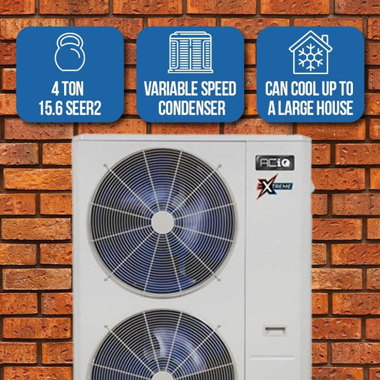 ACiQ 4 Ton 16 SEER High Efficiency Central Heat Pump | Inverter | Extreme Series-R410A