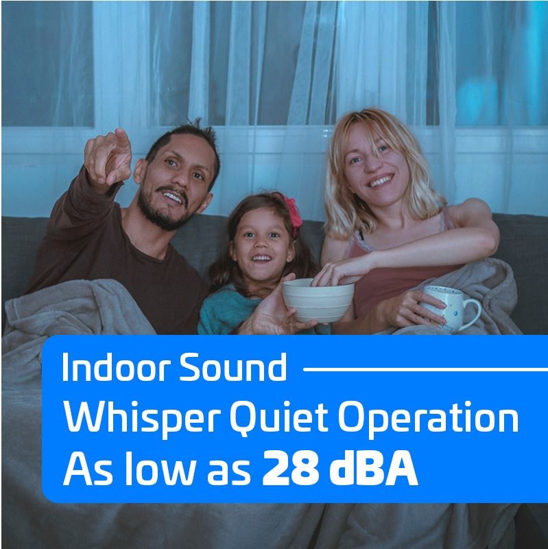 ACiQ 24,000 BTU 21 SEER2 ACiQ Essentials Single Zone Wall Mounted Mini Split System - Black w/ WiFi - 230V| R454B