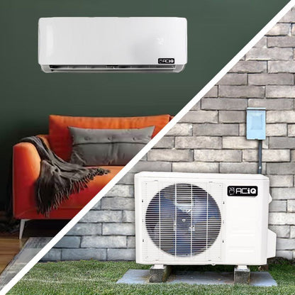 ACiQ 18,000 BTU 19 SEER2 ACiQ Single Zone Wall Mounted Mini Split System w/ WiFi