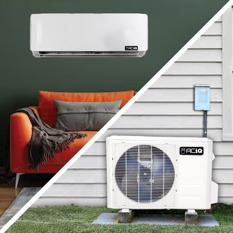 ACIQ 24,000 BTU ACIQ Standard 23.5 SEER2 Single Zone Wall Mount Mini Split Heat Pump System - R454B | 230V