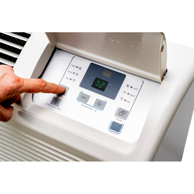 ACiQ 12,000 BTU PTAC Heat Pump Air Conditioner Unit with 3.5KW Electric Heater | R32