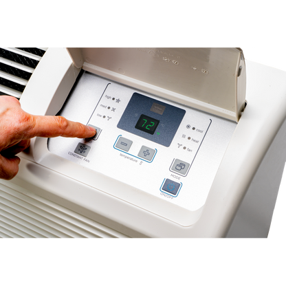 ACiQ 15,000 BTU PTAC Heat Pump Air Conditioner Unit with 5KW Electric Heater | R32