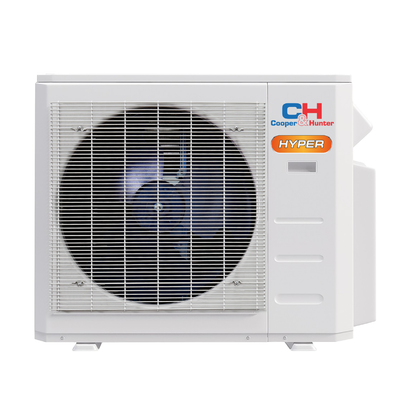 Cooper&amp;Hunter Hyper Heat 2-Zone Ductless Mini Split AC &amp; Heat Pump -- 19000 BTU (1.6 Ton) Without Shut-off Valves, Universal Floor Ceiling Units (18K+18K) BTU, Inverter Technology, 230V, Heating &amp; Cooling