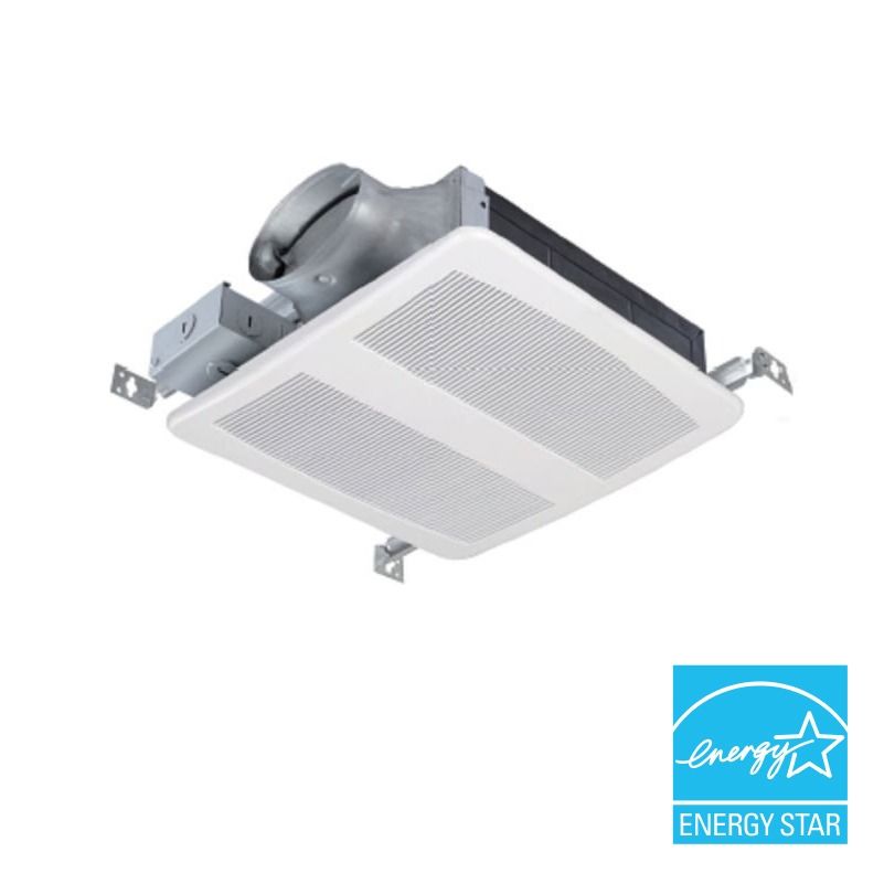 ACIQ 50-80-100 CFM 0.6 Sones ACiQ SlimLine Bathroom Exhaust Fan