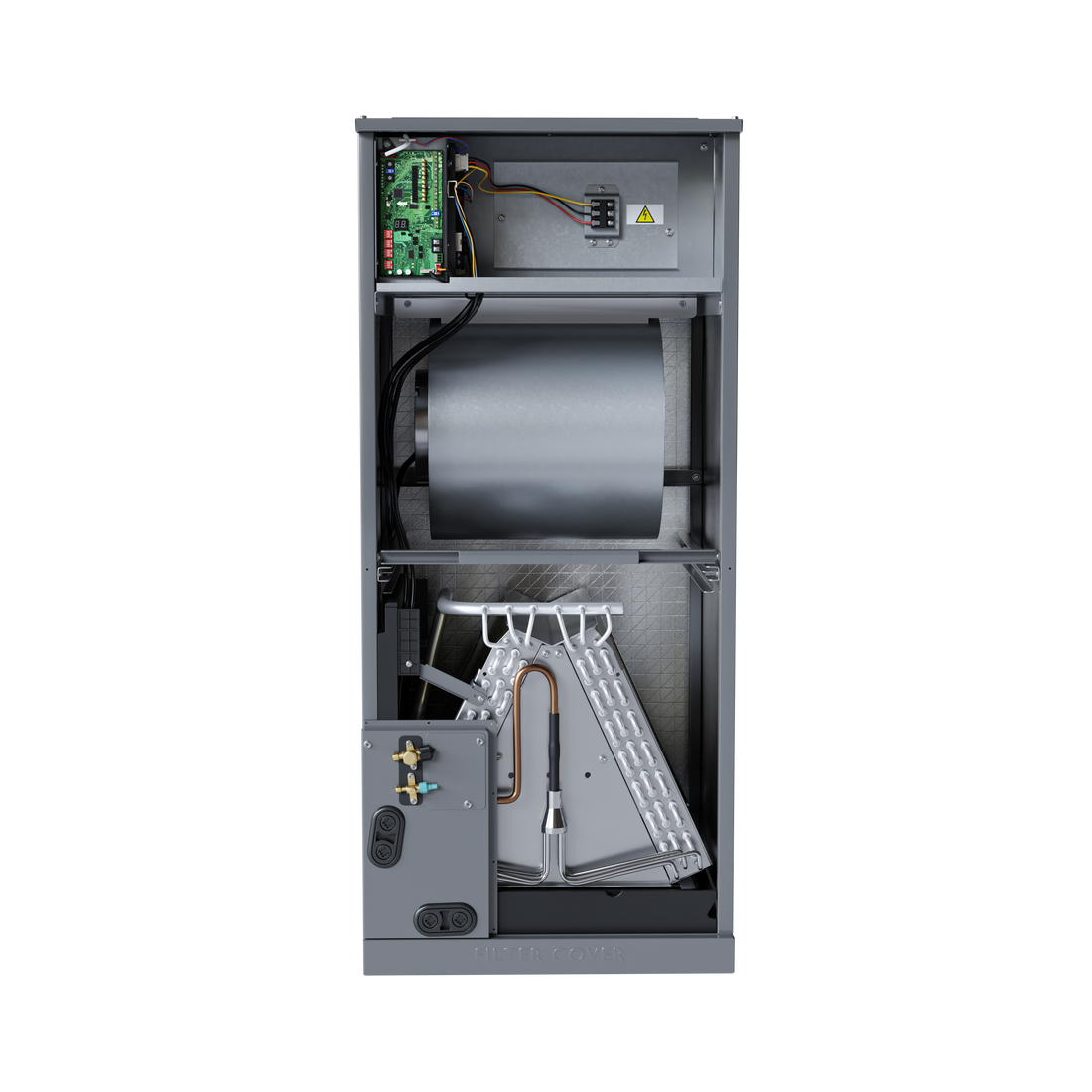 Cooper&Hunter 24,000 BTU 2 TON 20 SEER Heat Pump Split System with Multi Position Air Handler and Optional Installation Kit + Auxiliary Heat Option - South Mini Splits