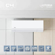 3 Zone Cooper & Hunter Olivia Series Ductless Mini Splits 6k+6k+18k BTU Wall Mounts and 2.3 Ton 28000 BTU Heat Pump with Wi-Fi Adapter and 25ft Installation Kits - South Mini Splits