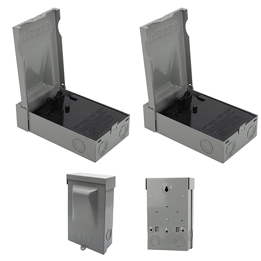 30 AMP Fusible Disconnect Box - Metallic - South Mini Splits