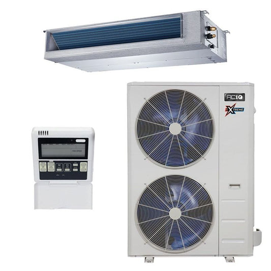 ACiQ 36,000 BTU 23 SEER ACiQ Single Zone Concealed Duct Mini Split System | Extreme Series