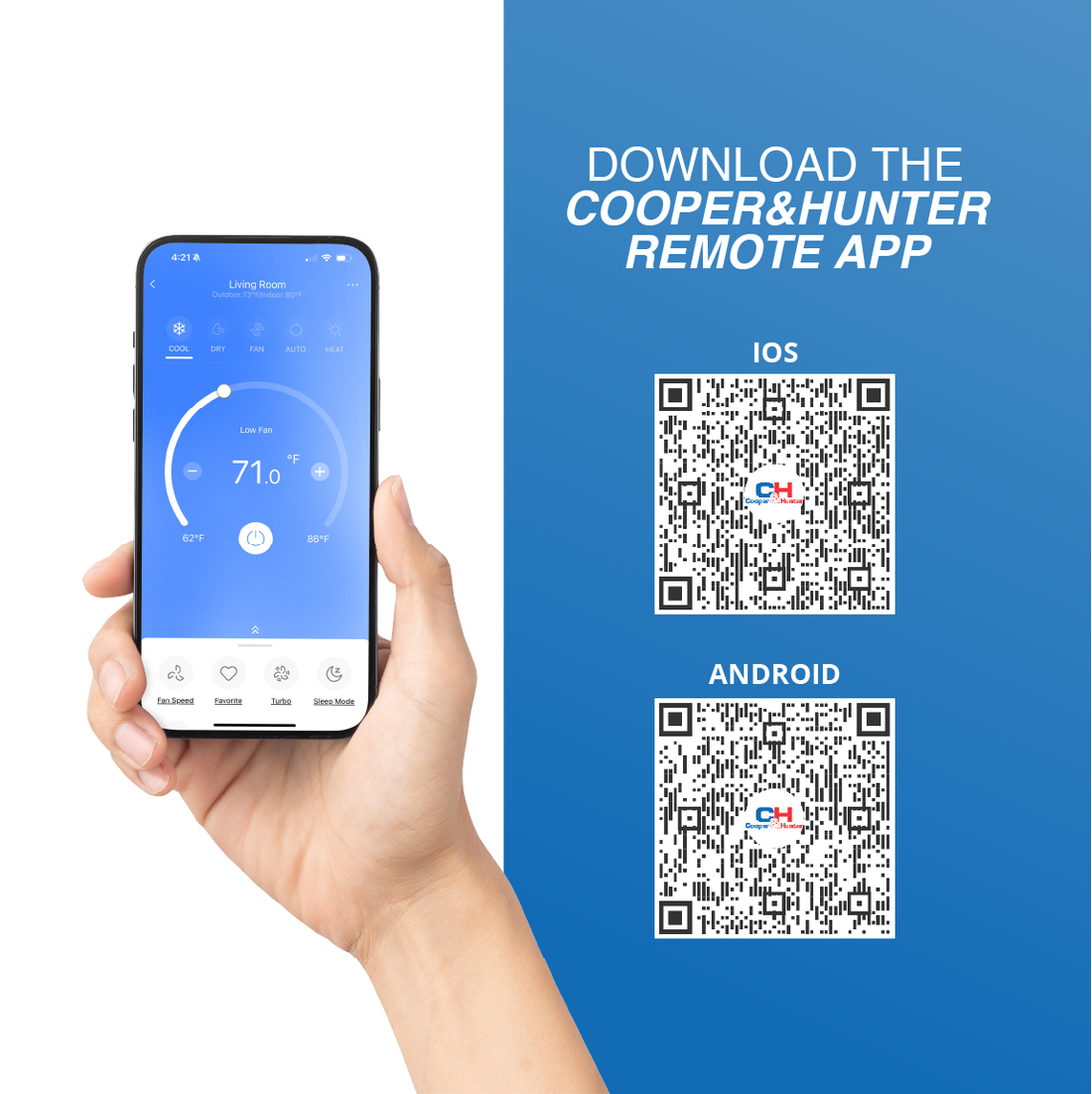 South Mini Splits | Cooper&Hunter 2-Zone Mini Split AC & Heat Pump -- 18000 (1.5 Ton), One Way Ceiling Cassette Units (9K+9K BTU), Inverter Technology, 230V, Heating & Cooling - R410A 