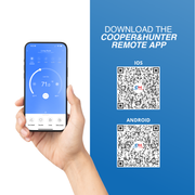 South Mini Splits | Cooper&Hunter 2-Zone Mini Split AC & Heat Pump -- 18000 (1.5 Ton), One Way Ceiling Cassette Units (9K+9K BTU), Inverter Technology, 230V, Heating & Cooling - R410A 