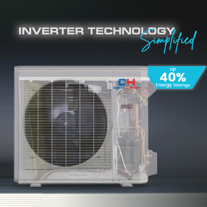 Olmo 3-Zone Mini Split AC &amp; Heat Pump -- 36000 (3.0 Ton), Wall Mount Units (9K+12K+18K BTU), Inverter Technology, 230V, Heating &amp; Cooling - R454B