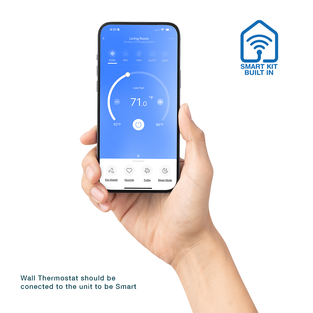 Cooper&Hunter 6-Zone Mini Split AC & Heat Pump -- 60000 (5.0 Ton), Ceiling Cassette Units (9K+9K+9K+12K+12K+18K BTU), Inverter Technology, 230V, Heating & Cooling - R454B