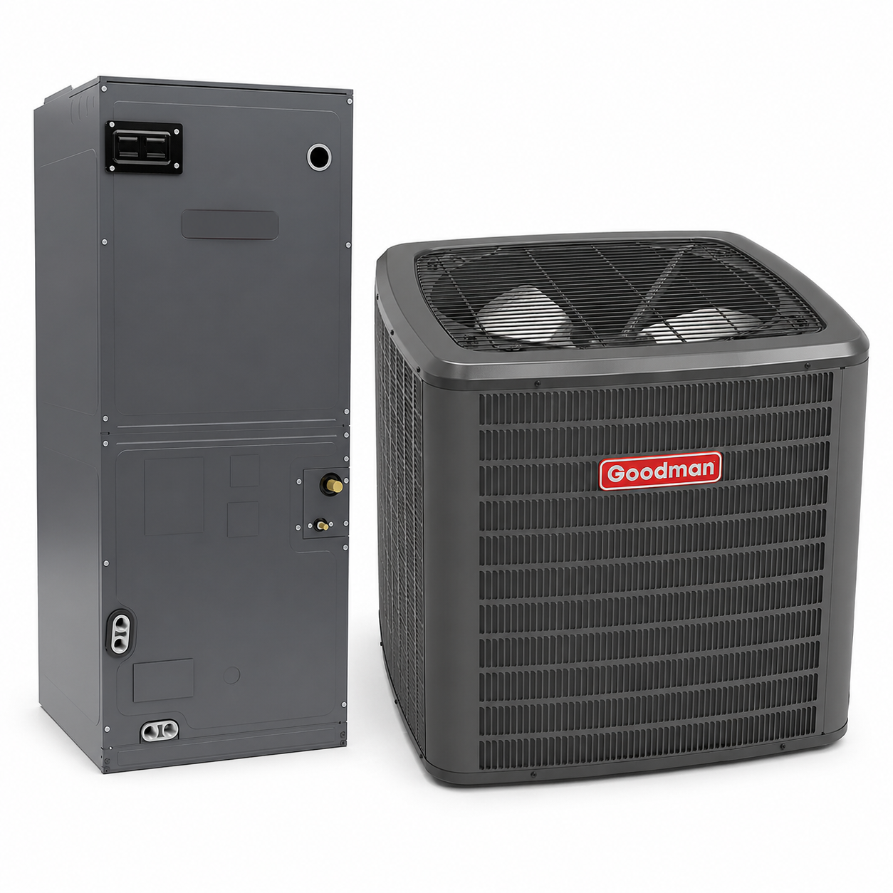 South Mini Splits | Goodman 2 Ton 14.5 SEER2 R32 Air Conditioner Split System - Multi-Positional 